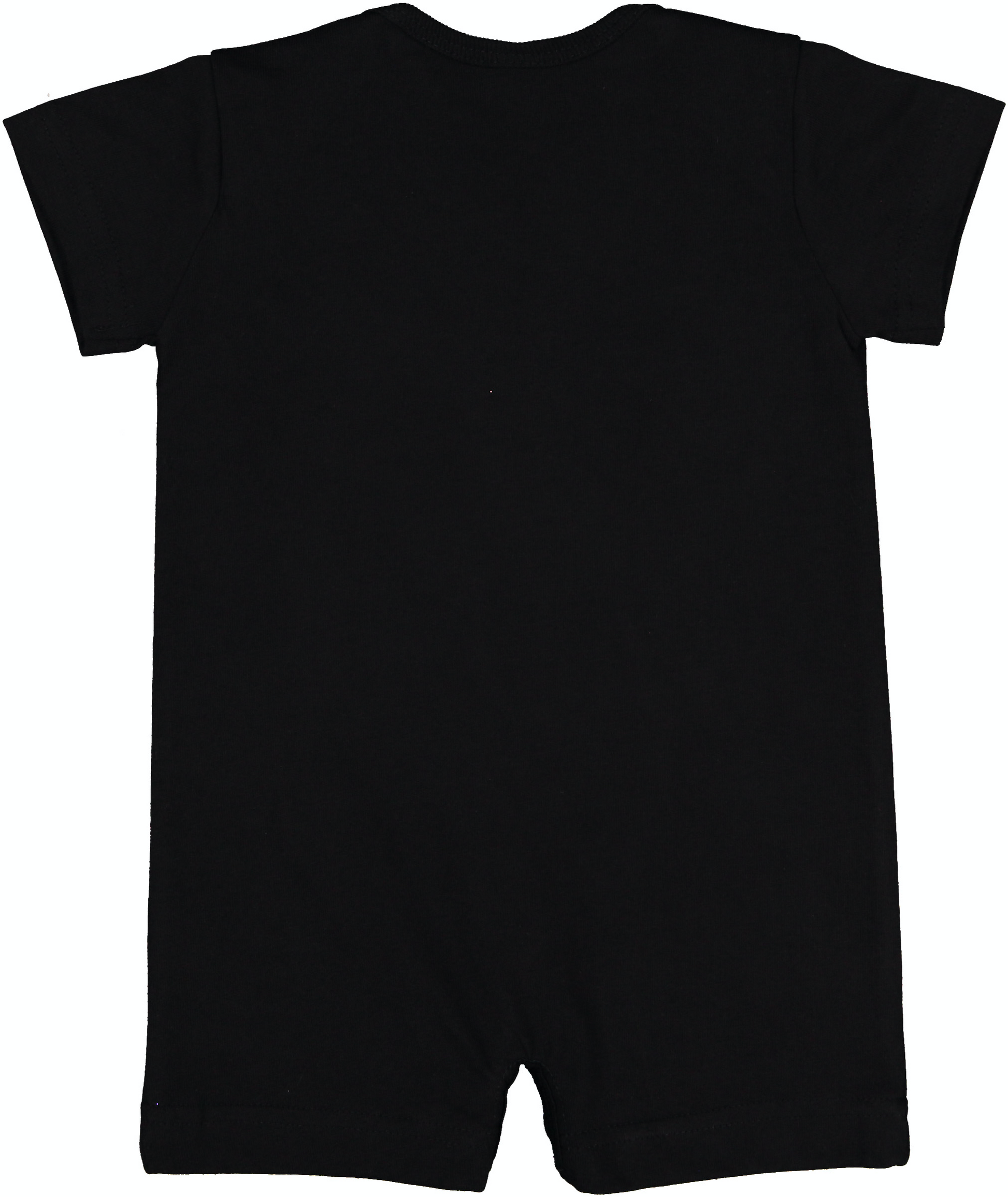 Infant Premium Jersey T-Shirt Romper - Black