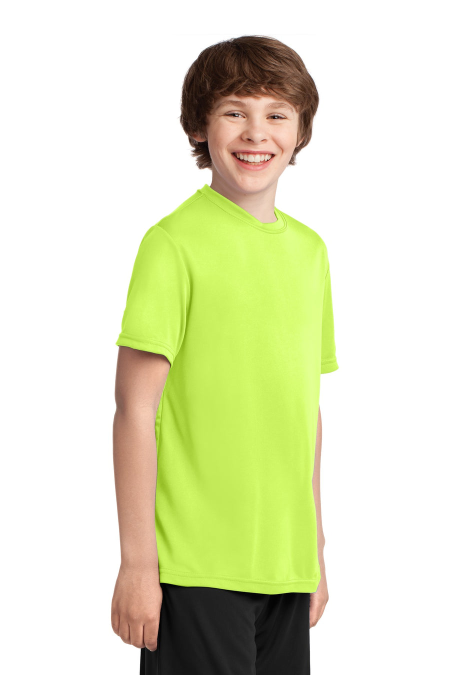 Youth Performance Tee - Neon Yellow