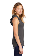 Women's Perfect Tri Sleeveless Hoodie - Heather Charcoal