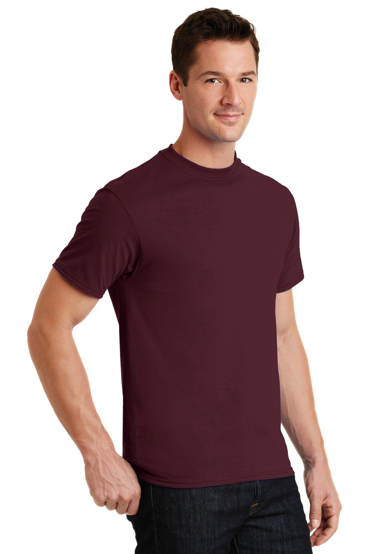 Unisex Core Blend Tee - Athletic Maroon