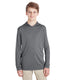 Team 365 TT41Y - Youth Zone Performance Hoodie - Sport Graphite