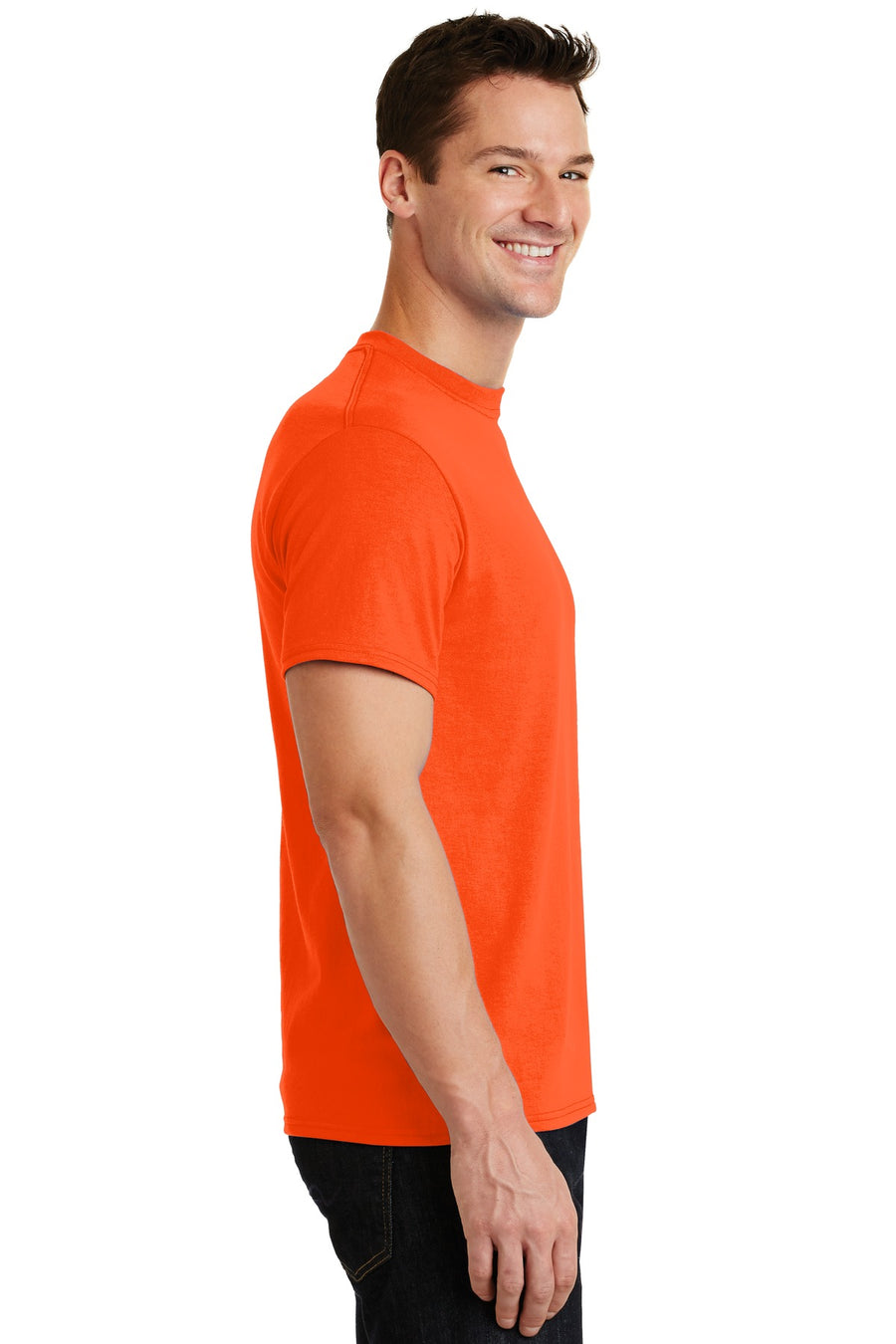 Unisex Core Blend Tee - Safety Orange