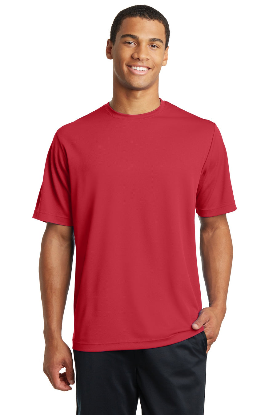 Unisex PosiCharge RacerMesh Tee - True Red
