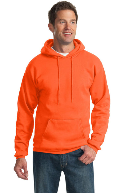 Unisex Tall Essential Fleece Pullover Hoodie - Safety Orange