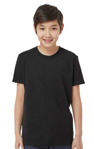 Youth Fine Jersey T-Shirt - Black