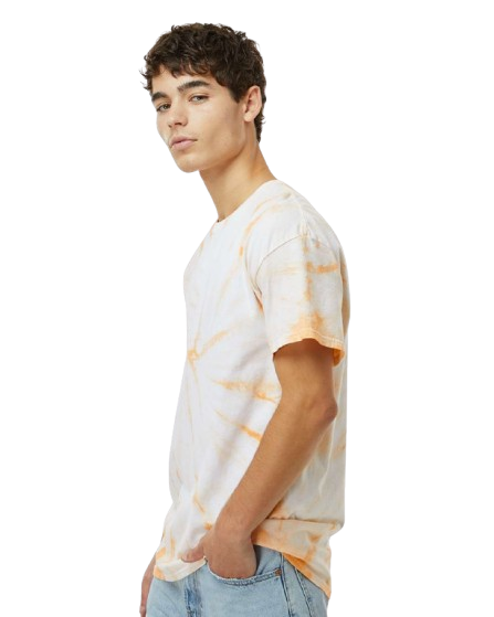 Cyclone Pinwheel Short Sleeve T-Shirt - Tangerine