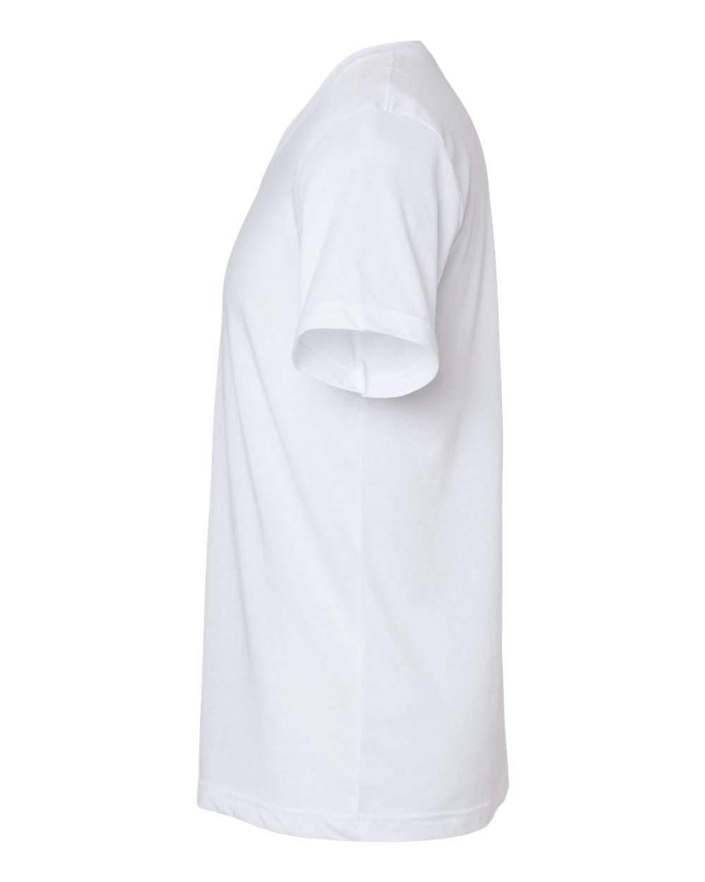 Unisex Jersey Short-Sleeve V-Neck T-Shirt - Solid White Blend