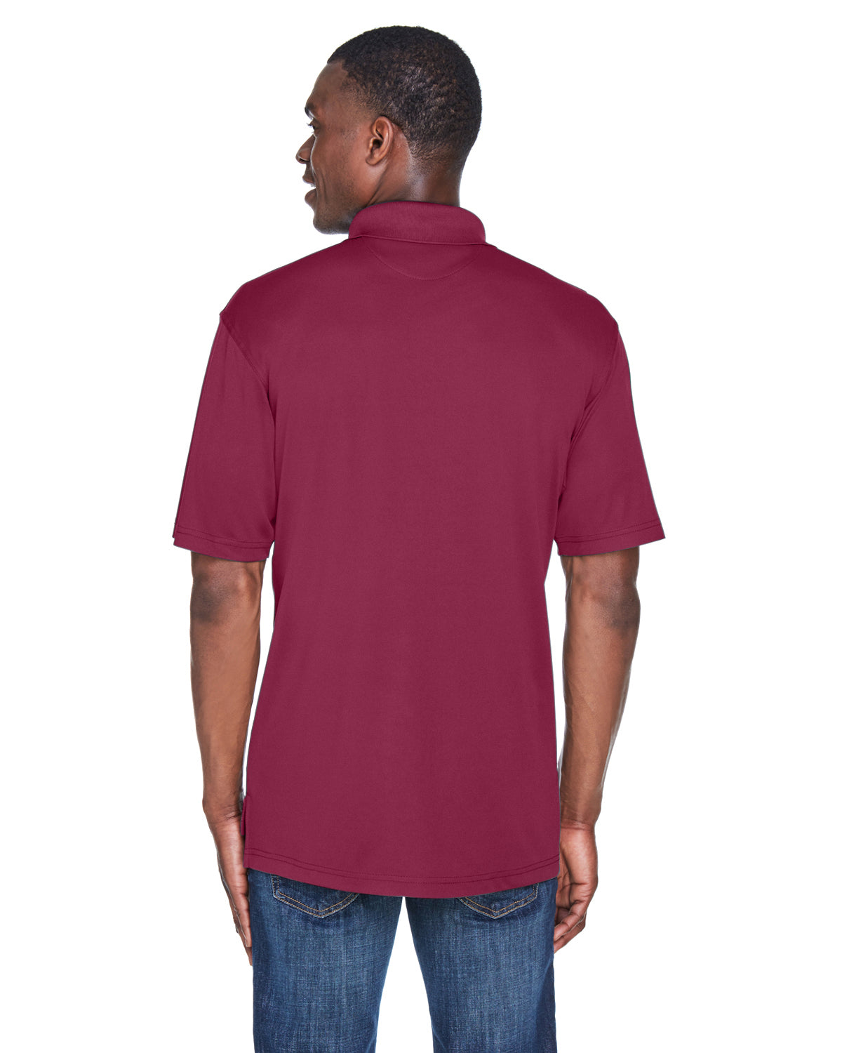 Men's Cool & Dry Sport Performance Interlock Polo - Maroon