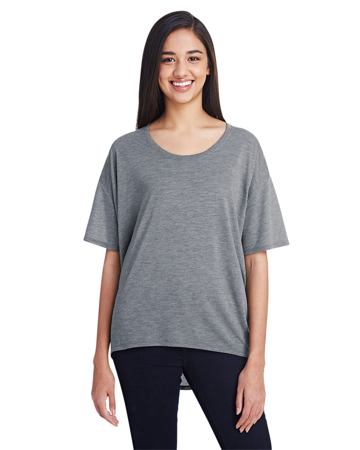 Women's Freedom T-Shirt - Heather Graphite