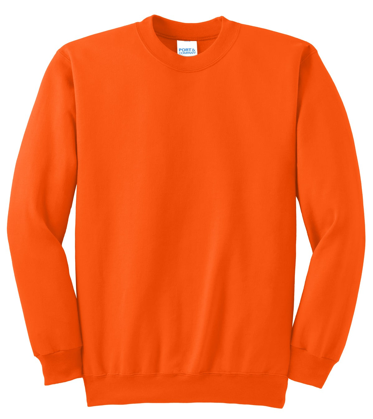 Unisex Essential Fleece Crewneck Sweatshirt - Safety Orange