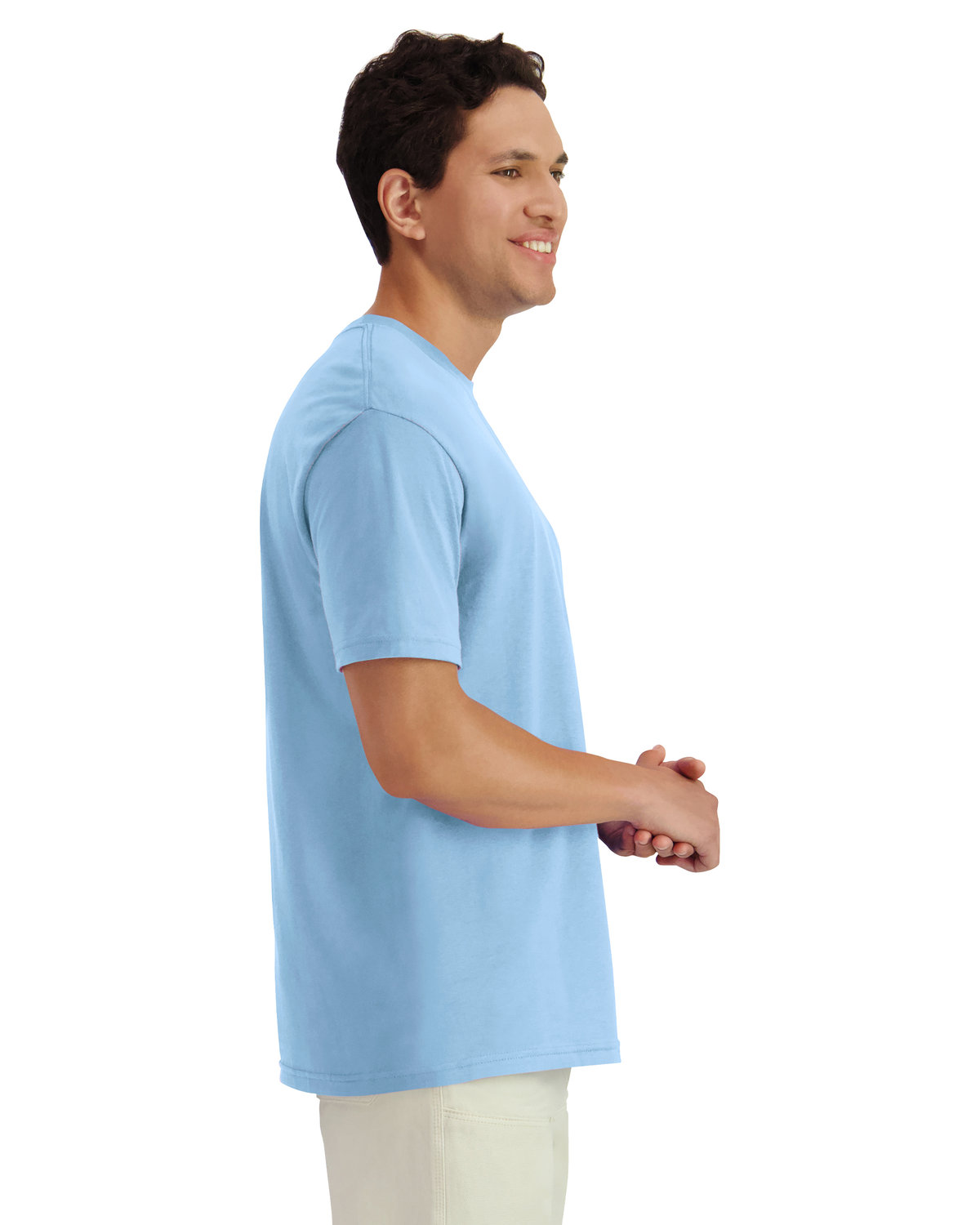 Light Cotton T-Shirt - Light Blue