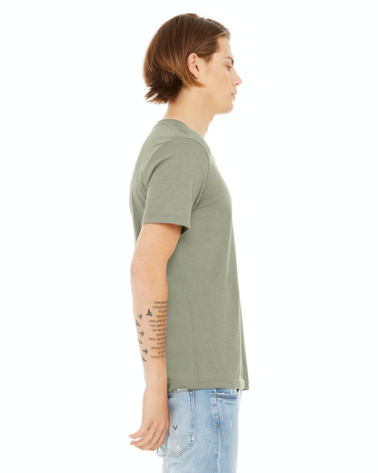 Unisex Jersey Short-Sleeve V-Neck T-Shirt - Heather Stone