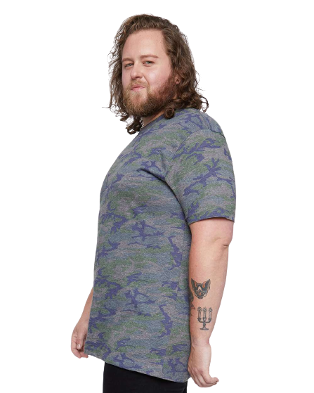 Unisex Fine Jersey T-Shirt - Vintage Camo