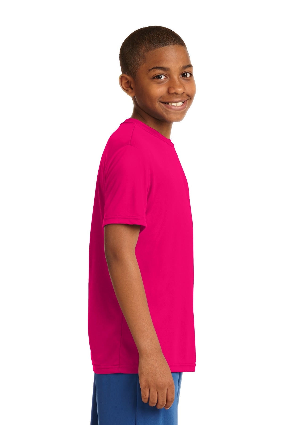 Youth PosiCharge Competitor Tee - Pink Raspberry