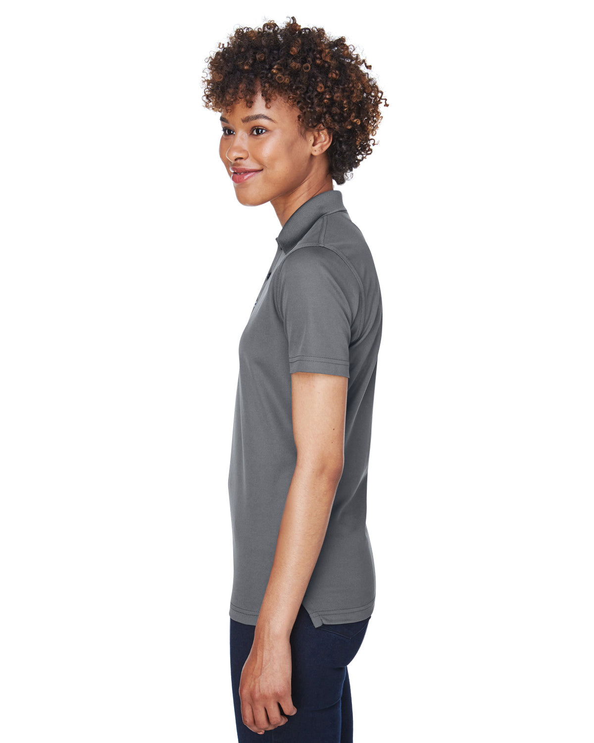 Women's Cool & Dry Mesh Piqué Polo - Charcoal