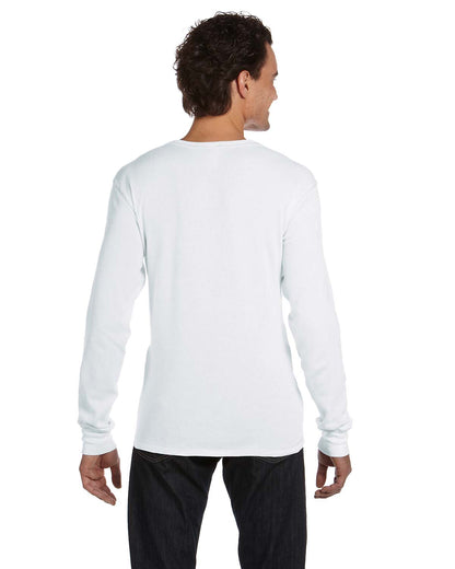 Men's Thermal Long-Sleeve T-Shirt - White / White