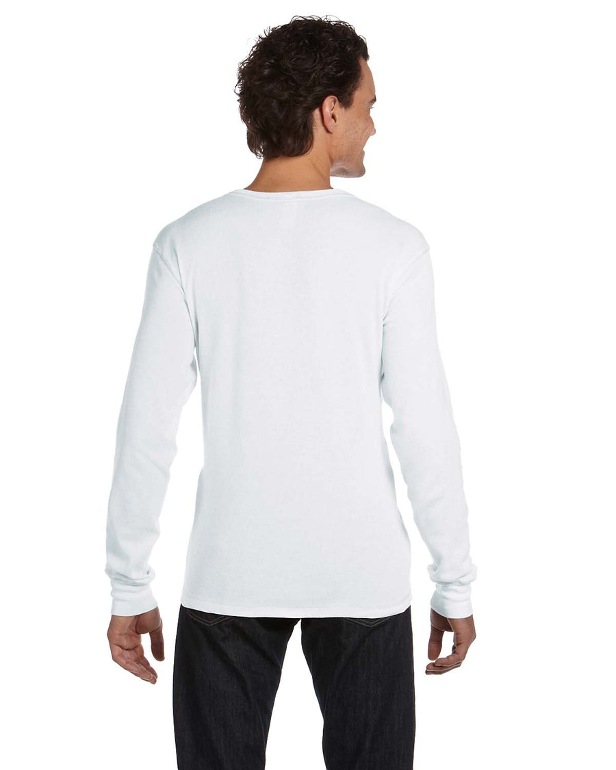 Men's Thermal Long-Sleeve T-Shirt - White / White