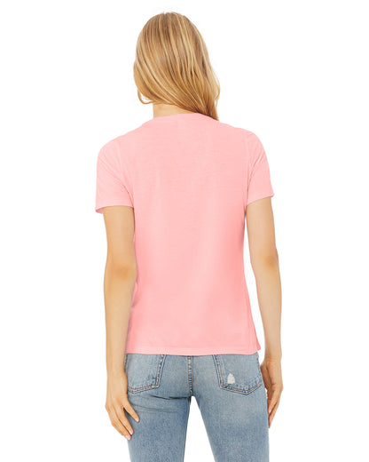 Women's Triblend Relaxed Jersey Short-Sleeve T-Shirt - Pink Triblend