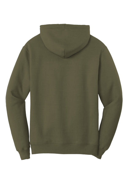 Unisex Core Fleece Pullover Hoodie - Olive Drab Green