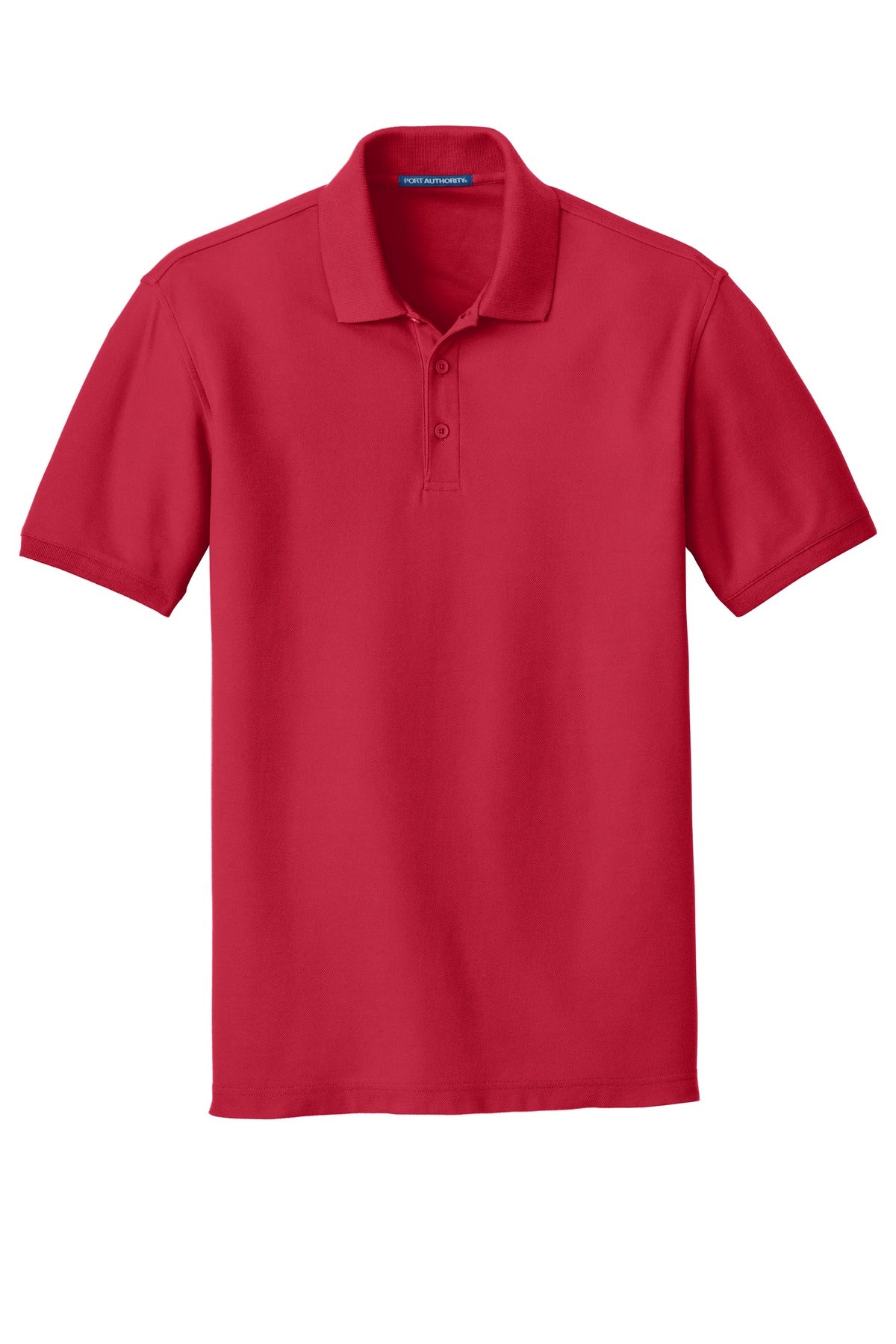 Unisex Core Classic Pique Polo - Rich Red