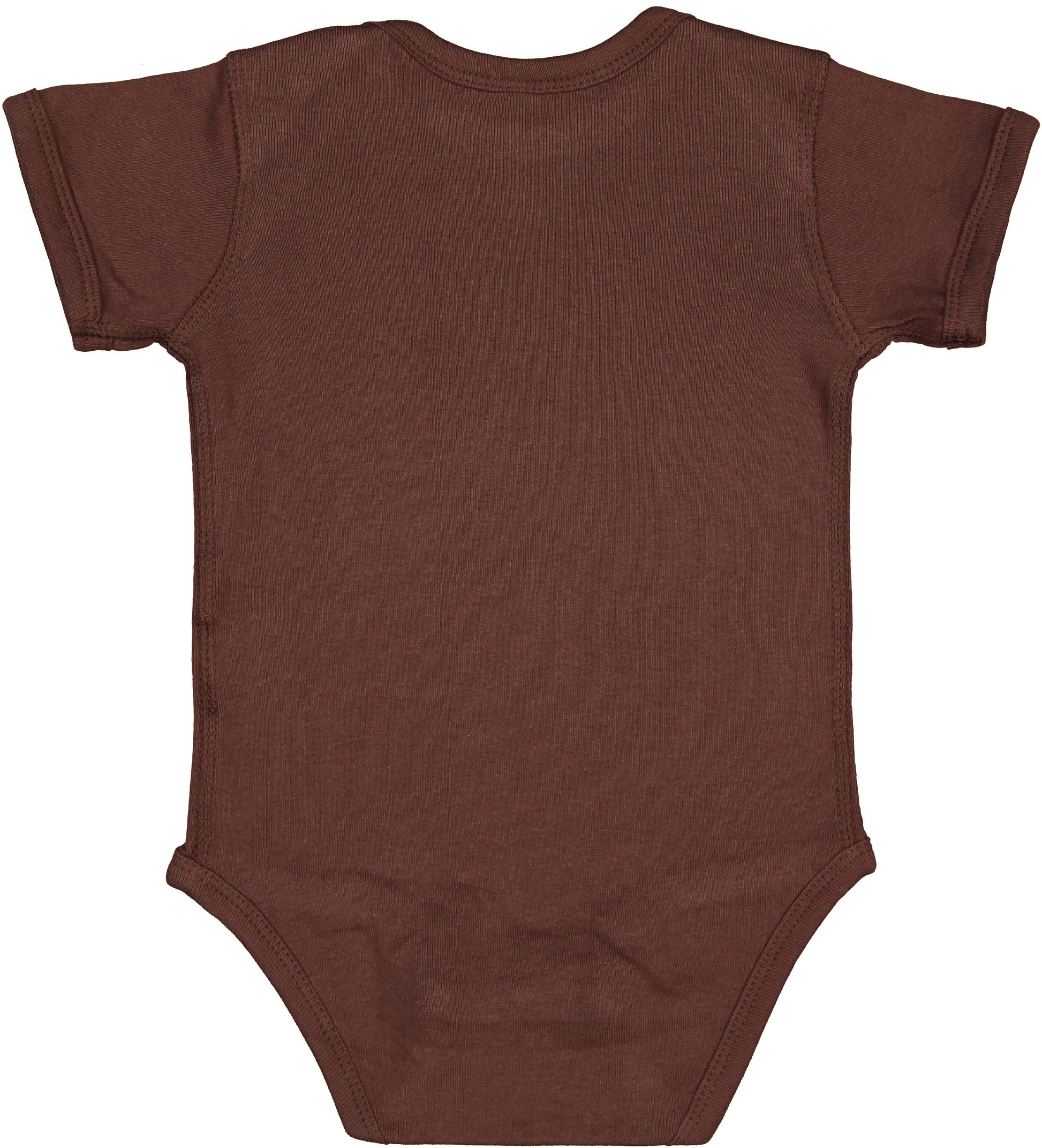 Infant Baby Rib Bodysuit - Brown