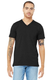 Bella + Canvas 3005CVC - Unisex Jersey Short-Sleeve V-Neck T-Shirt - Heather Black