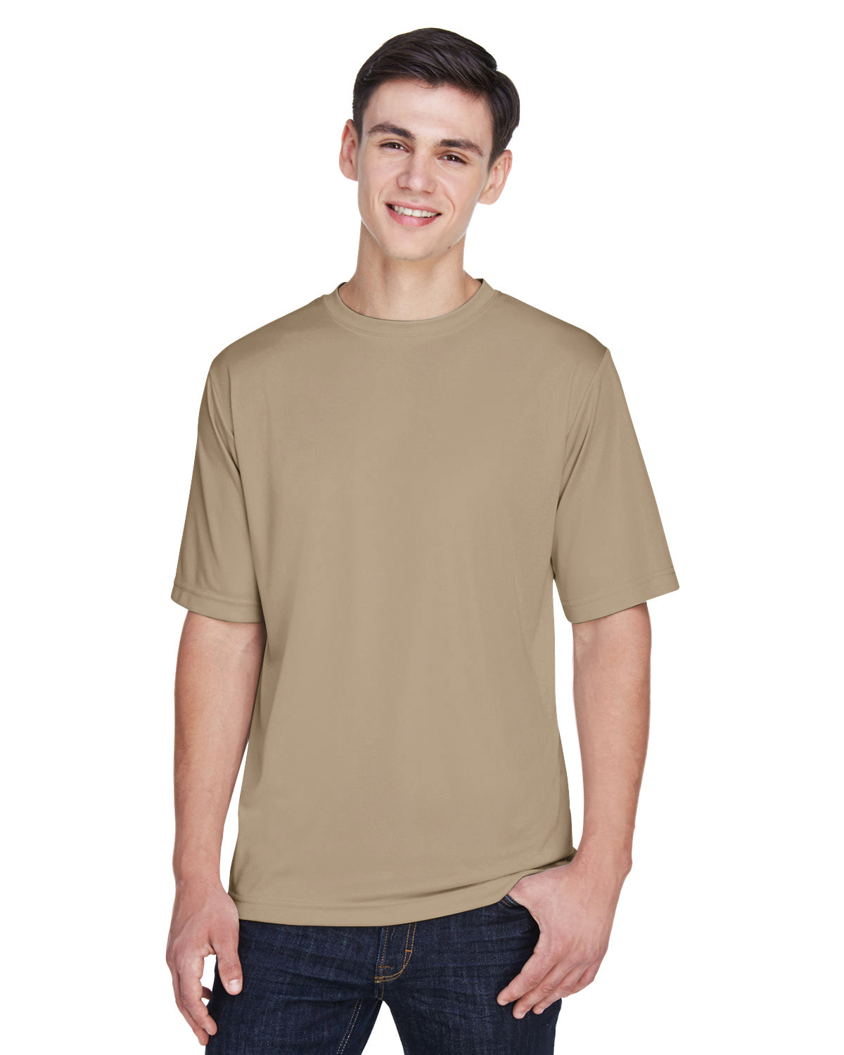 Men's Zone Performance T-Shirt - Desert Khaki