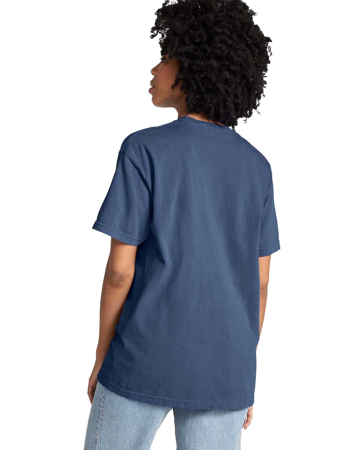 Unisex Heavyweight RS Pocket T-Shirt - China Blue