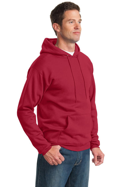 Unisex Essential Fleece Pullover Hoodie - Red