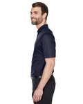 CrownLux Performance™ Men's Plaited Polo - Navy