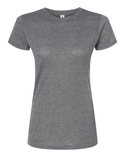 Women's Poly-Rich Slim Fit Tee - Heather Charcoal