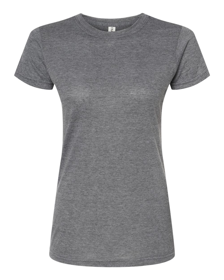 Women's Poly-Rich Slim Fit Tee - Heather Charcoal