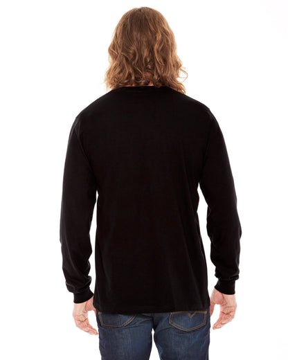 Unisex Fine Jersey Long-Sleeve T-Shirt - Black