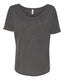Bella + Canvas 8816 - Women's Slouchy T-Shirt - Dark Gray