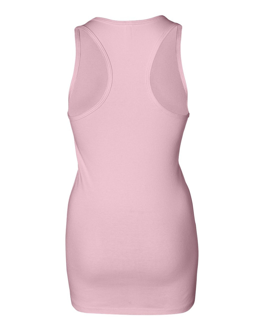 Women’s 2X1 Rib Racerback Tank - Soft Pink