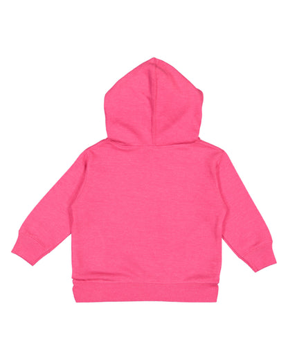 Toddler Pullover Fleece Hoodie - Vintage Hot Pink