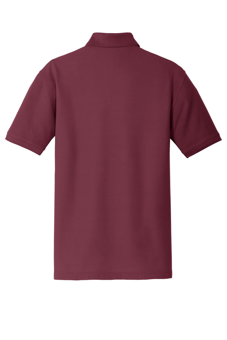 Unisex Core Classic Pique Polo - Burgundy