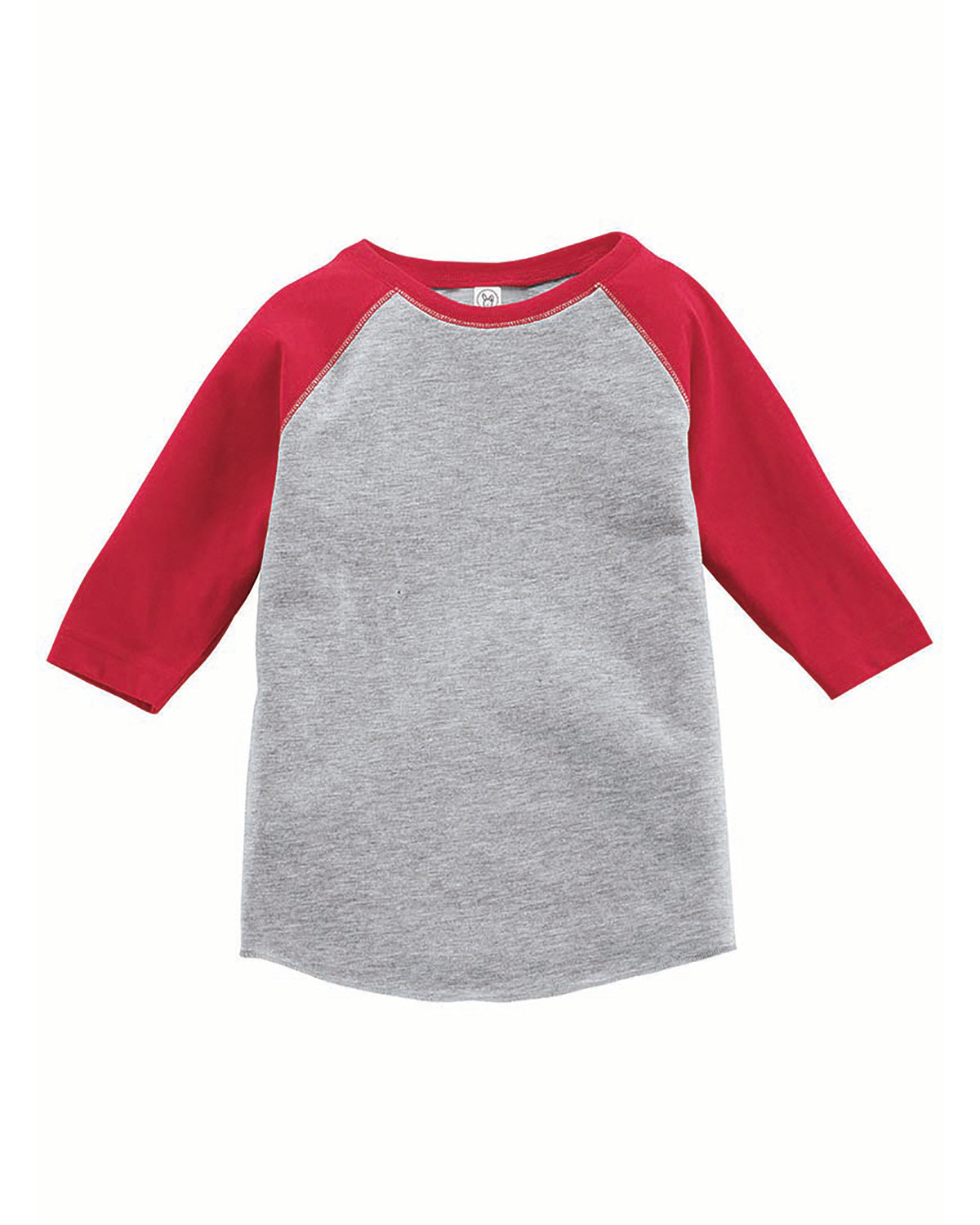 Toddler Baseball T-Shirt - Vintage Heather / Vintage Red