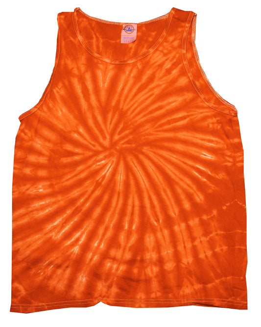 Unisex 100% Cotton Tank Top - Spider Orange