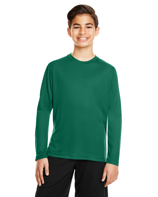 Youth Zone Performance Long-Sleeve T-Shirt - Sport Forest