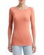 Anvil 2455L - Women's Stretch 3/4 Sleeve T-Shirt - Terracotta