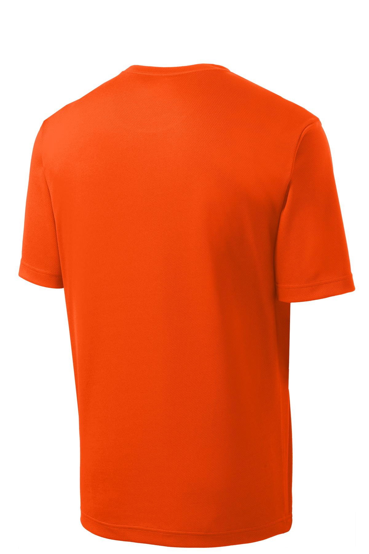 Unisex PosiCharge RacerMesh Tee - Neon Orange