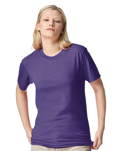 Unisex CVC T-Shirt - Heather Purple