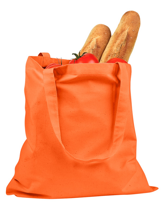Canvas Promo Tote - Orange