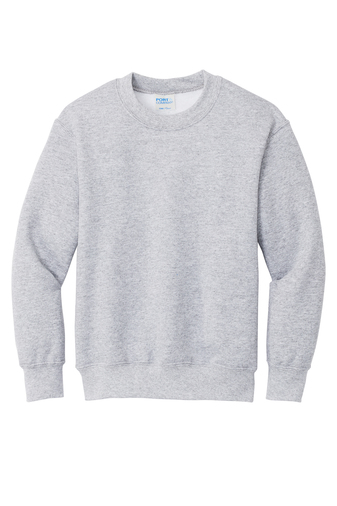 Youth Core Fleece Crewneck Sweatshirt - Ash