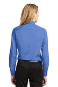 Women's Long Sleeve Easy Care Shirt - Ultramarne Blue