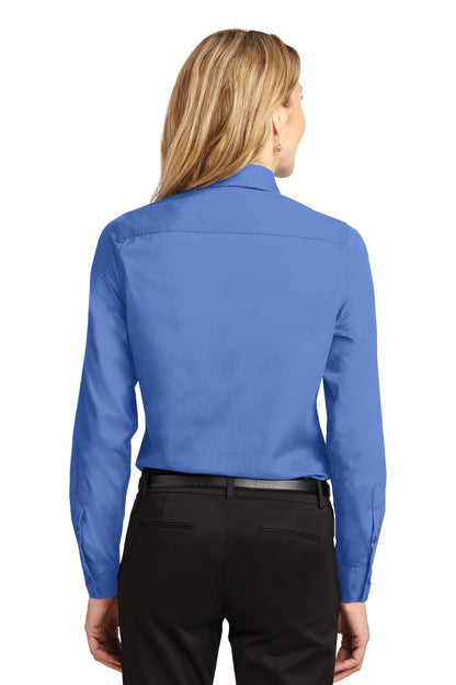 Women's Long Sleeve Easy Care Shirt - Ultramarne Blue