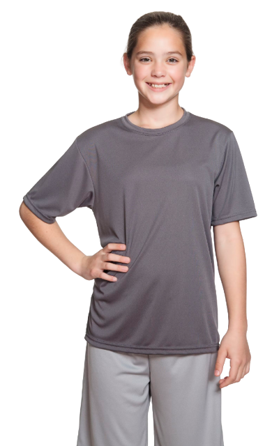 Youth Cooling Performance T-Shirt - Graphite