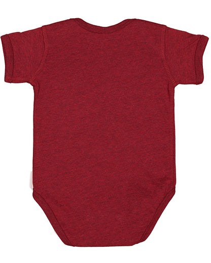 Infant Fine Jersey Bodysuit - Cardinal Blackout