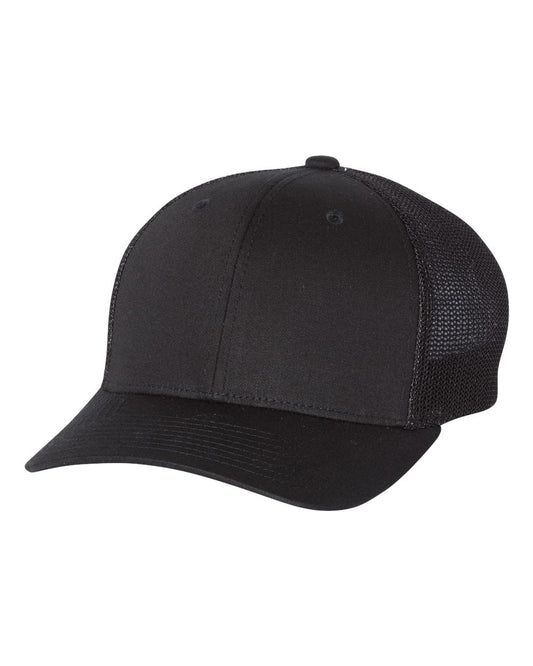 Fitted Trucker with R-Flex - Black